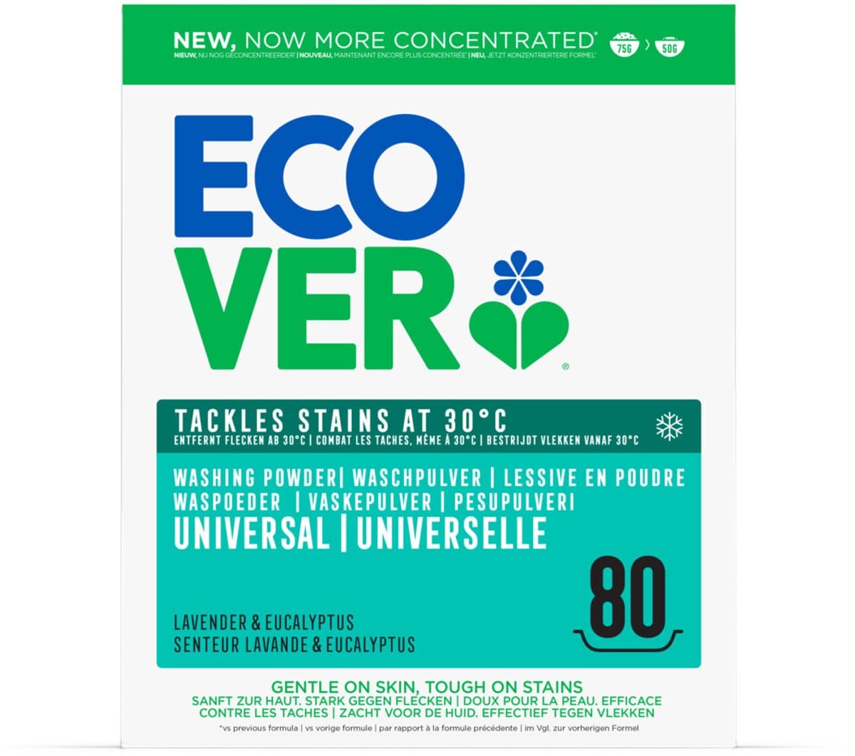 Ecover Waspoeder Universal 80 Wasbeurten - 4 kg — afbeelding 1