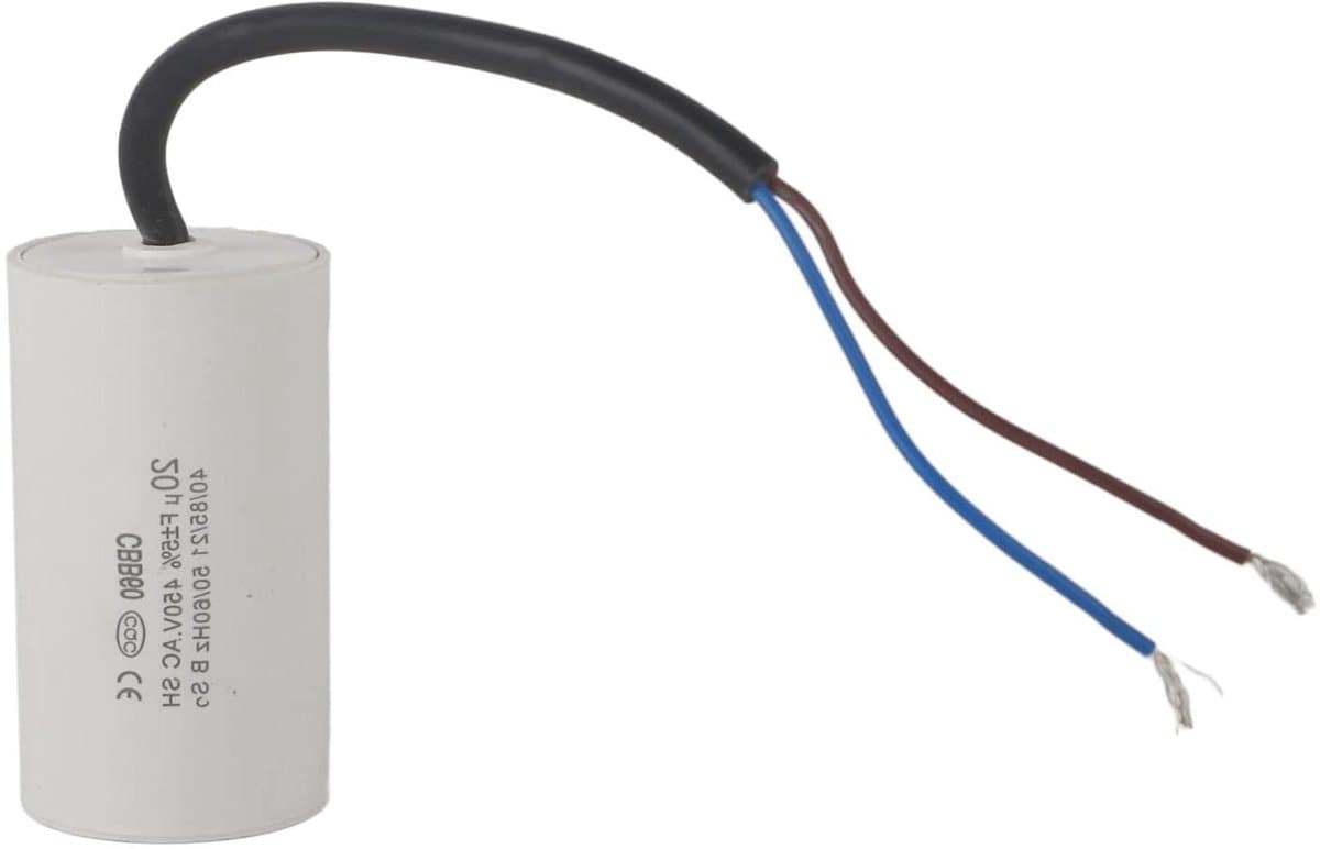 Motor Startcondensator 450V 20uF voor Condensator Motor, CBB60 Type met Draad Kabel - Hoogwaardige Condensator met 450V Spanning — afbeelding 1