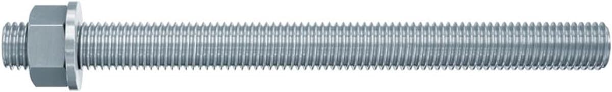 Ankerstang M12 - Bevestigingsstang Draadstang - Montage Stalen Constructies - Universele Injectiemortel Compatibiliteit - 12x120 mm - Zilverkleurig — afbeelding 1