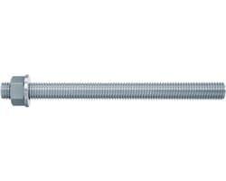 Ankerstang M12 - Bevestigingsstang Draadstang - Montage Stalen Constructies - Universele Injectiemortel Compatibiliteit - 12x120 mm - Zilverkleurig