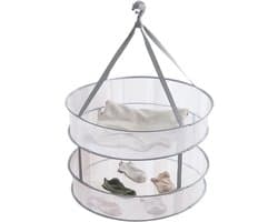 Droogmand Kleding - Trui Net - Delicate Stoffen Drogen - Goede Luchtcirculatie - 2 Stuks - Grijs