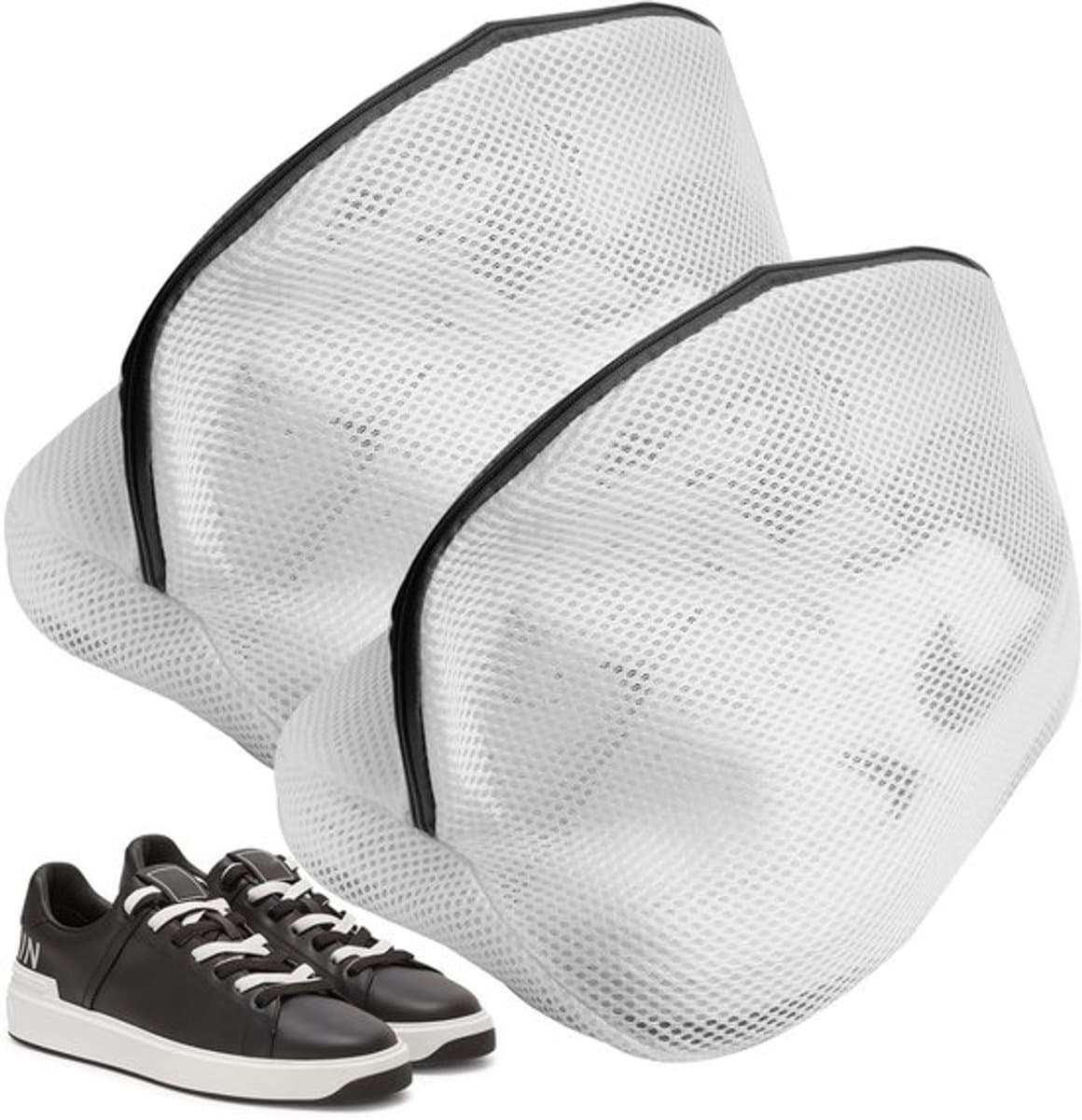Wasmachineschoenwaszakken - Herbruikbare Wasnetten - Dubbellaags Gaas - Universele Maat 24x24x40 cm - Bescherming voor Schoenen - Robuust Polyestermateriaal - Waszak — afbeelding 1