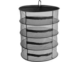Droognet 4 Lagen - Hangend Net - Planten Drogen - Inclusief Gesp - 45cm of 60cm - Groen