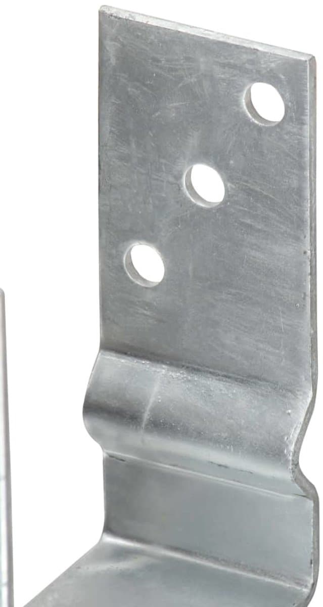 vidaXL - Hekankers - 12 - stuks - Zilver - 10x6x15 - cm - Gegalvaniseerd - staal — afbeelding 1