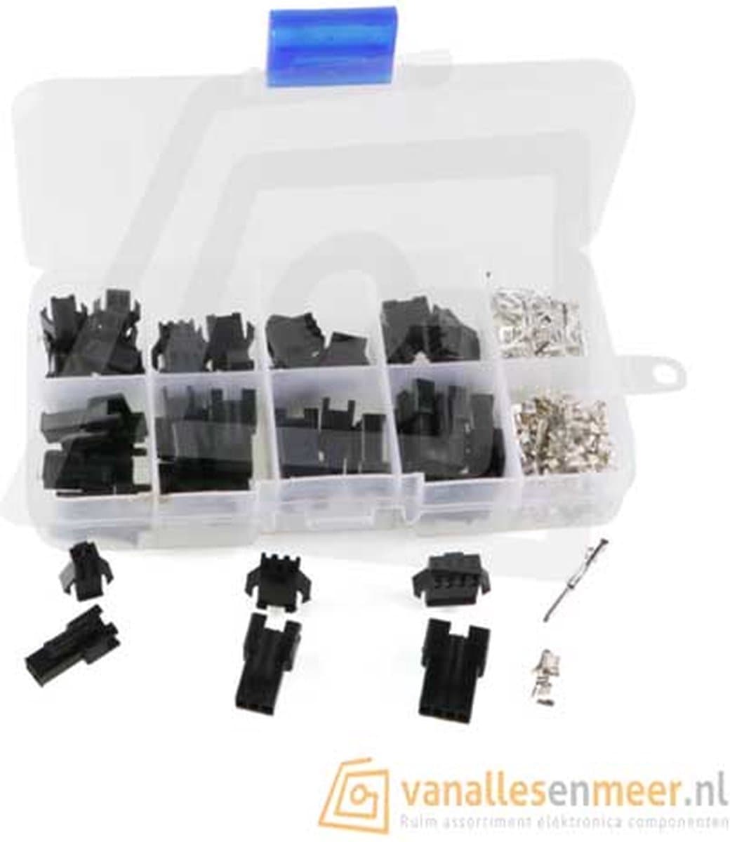 SM2.54 connector Assortiment box 25-sets — afbeelding 1