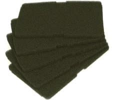 5x filter geschikt voor Beko Blomberg spons droger - filter wasdroger 240x155mm - 2964840100 - 2964840200 - warmtewisselaar droger