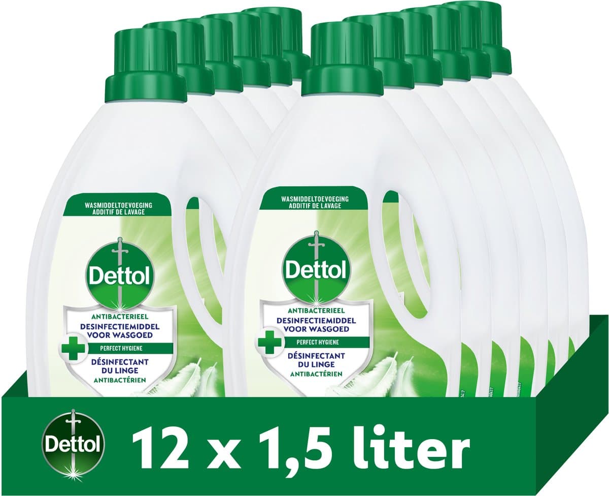 Dettol Toevoeging bij de was "Sensitive" 1,5L - 12 Stuks - Voordeelverpakking — afbeelding 1