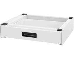 Tussenbouwframe voor wasmachine Aansluitframe met lade 60,5x54 cm in wit ML-Design