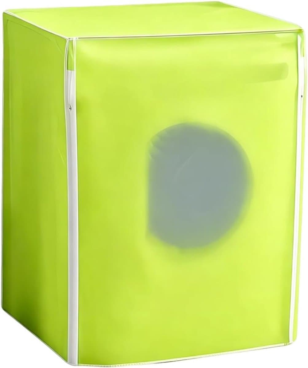 1 x wasmachinehoes, waterdicht, stofdicht en uv-bestendig, voor wasmachine met voorlader, beschermhoes van PEVA voor binnen en buiten, afmetingen 58 x 62 x 85 cm — afbeelding 1