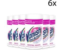 Vanish Oxi Action Crystal White Base Poeder - Voor Witte Was - 1,5kg x6