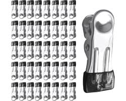 Roestvrij Stalen Wasknijpers - 40 Stuks Antislip Wasclips voor Kleding