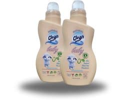 BABY WASMIDDEL 2x - VOORDEEL VERPAKKING - NATUURLIJK - CLEAN DREAM