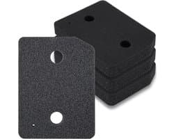 Set van 4 9164761 Drogerfilter voor Miele T1-serie warmtepompdroger, fijn/grof 207 x 157 x 30 mm Droger basisfilter