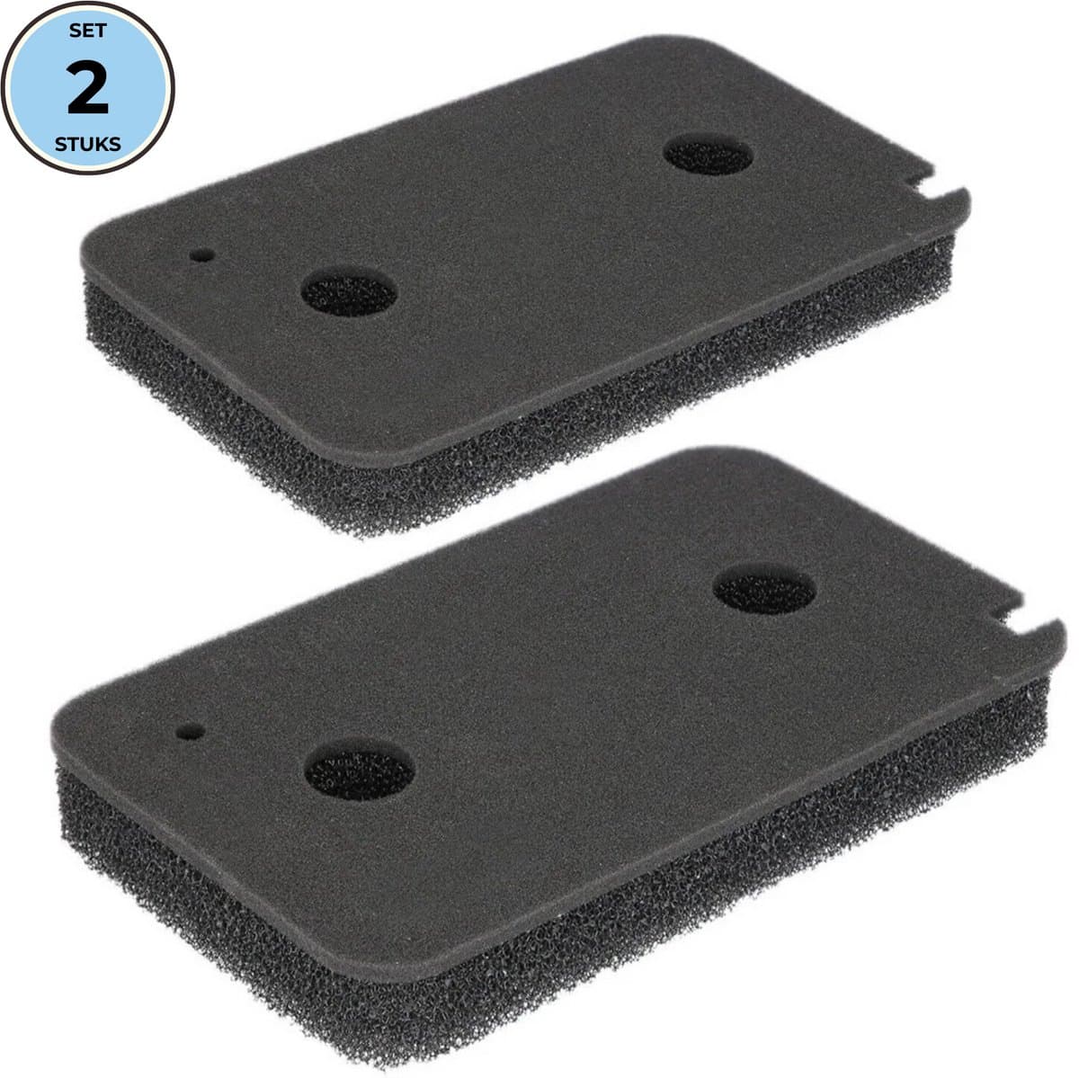Bramokava 2x Filter geschikt voor Miele Droger 09499230 - 9499230 - 220 x 130 x 30 mm - Spons Foam Schuimfilter — afbeelding 1