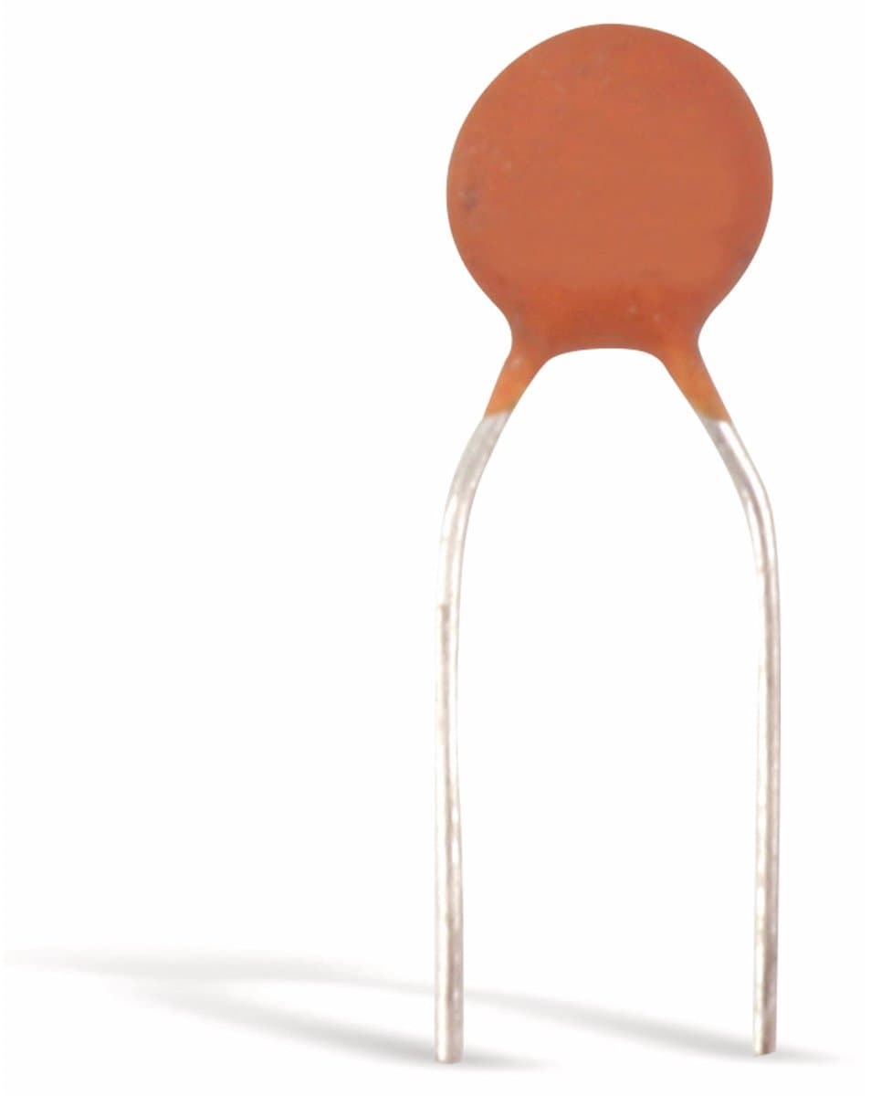RICHWELL keramische condensator, 100 pF, 100 V, RM 5, 5 % — afbeelding 1
