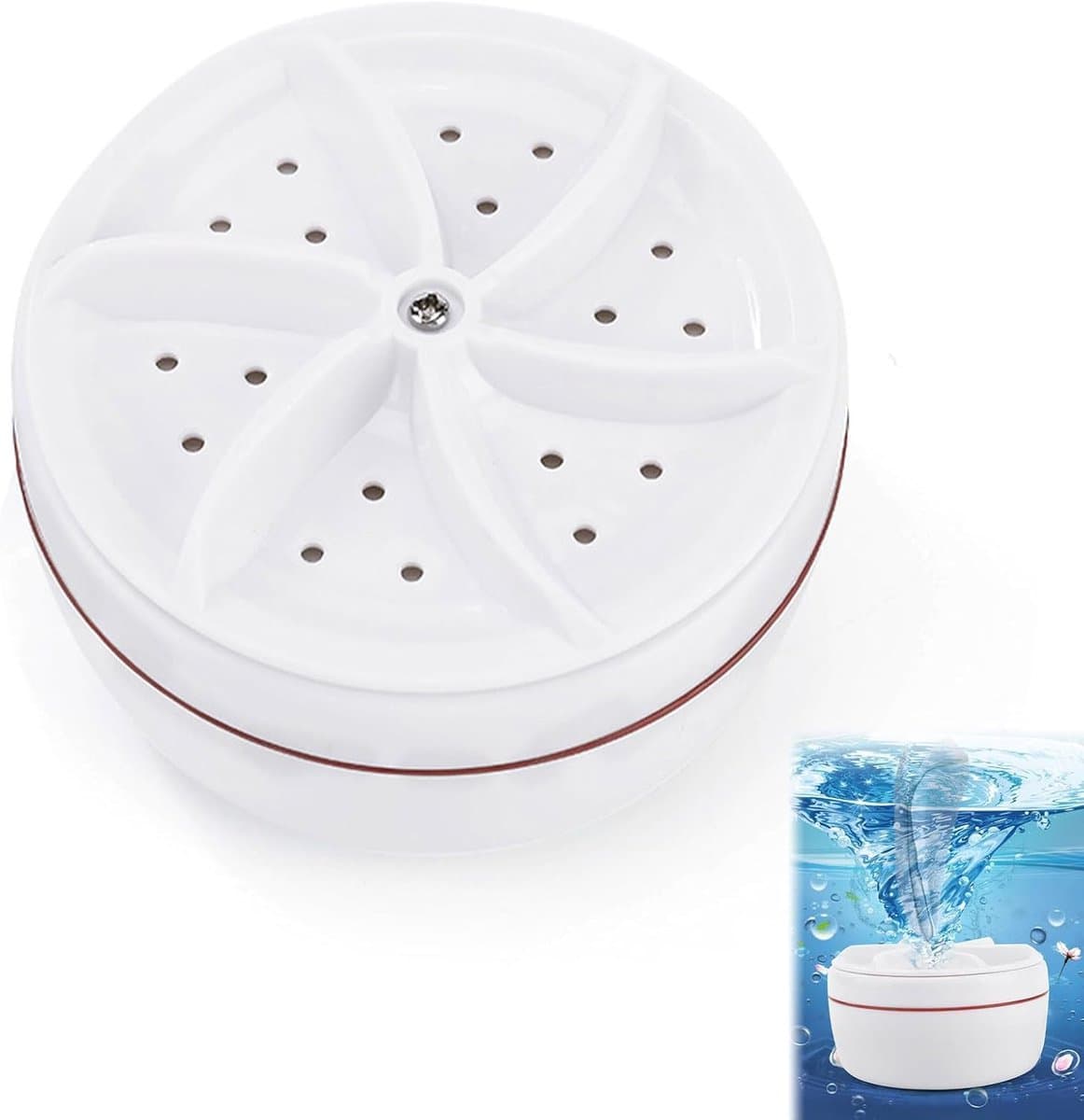 Mini Wasmachine - Draagbare Ultrasonische Turbo Wasmachine met USB-interface - Reiswasmachine voor Kamperen — afbeelding 1