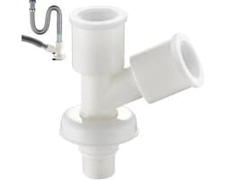 Vloer Afvoerslang Adapter - Wasmachine Afvoerslang Splitter Connector - Lekdicht Sanitair Leidingstuk Vervanging Voor Wasmachine En Wasbak