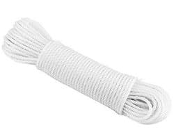 Nylon Waslijn 20m voor Huis, Tuin en Camping - Wit