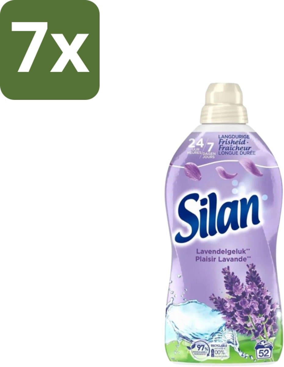 Silan – Wasverzachter – Lavendelgeluk – 1144 ml - Bulkverpakking - 7 stuks — afbeelding 1