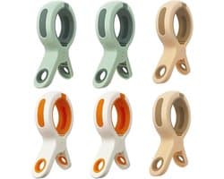 Set Grote Wasknijpers voor Handdoeken - Sterke Clips voor waslijn en Strand
