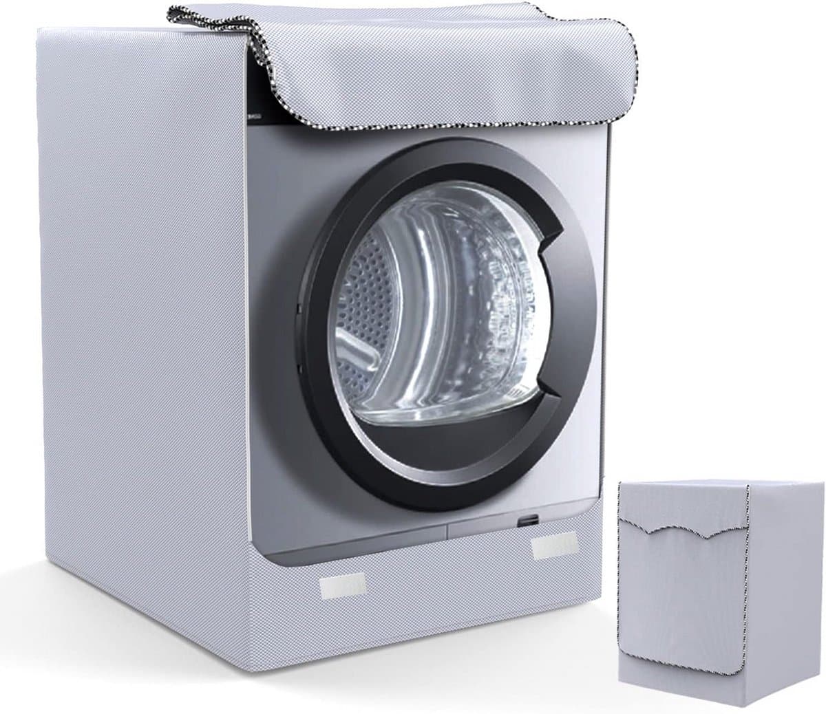 Waterdichte Beschermhoes Wasmachine - Zilveren Cover voor Voorlader (60x53x85 cm) — afbeelding 1