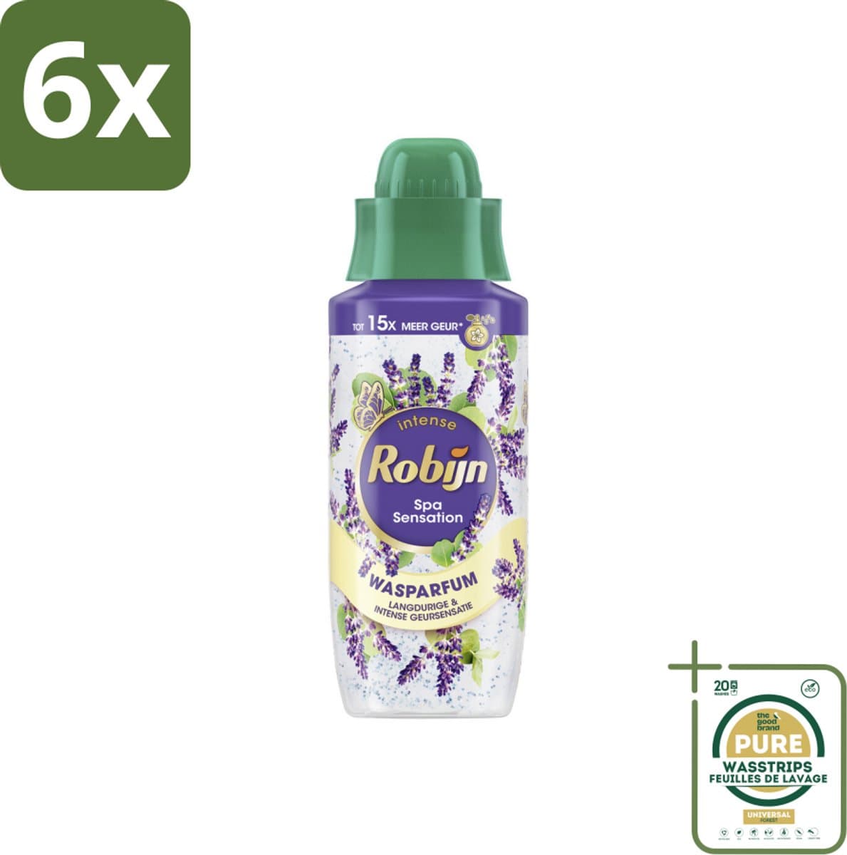 Robijn Wasparfum Spa Sensation 324 ml - Voordeelverpakking - 6 stuks - Wasmiddel - Spa geur — afbeelding 1