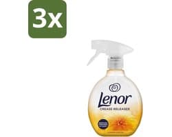Lenor – Crease Releaser Spray – Summer Breeze – Kreukverwijderaar & Textielverfrisser – 500 ml - Bulkverpakking - 3 stuks