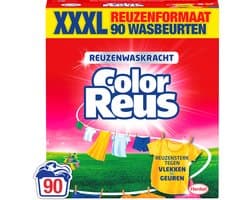 Color Reus Waspoeder Wasmiddel - Gekleurde Was - 90 Wasbeurten - Grootverpakking