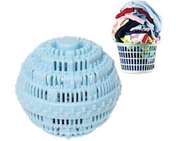 Wasbollen - 1 Stuk - Wasbal Voor De Wasmachine - 11 Cm - Antiklitwerking - Herbruikbaar - Haarvanger Wasbollen - Wasballen Wasbol - Pluisballen - Geschikt Voor Lakens, Jassen, Kleding, Dekens - Blauw