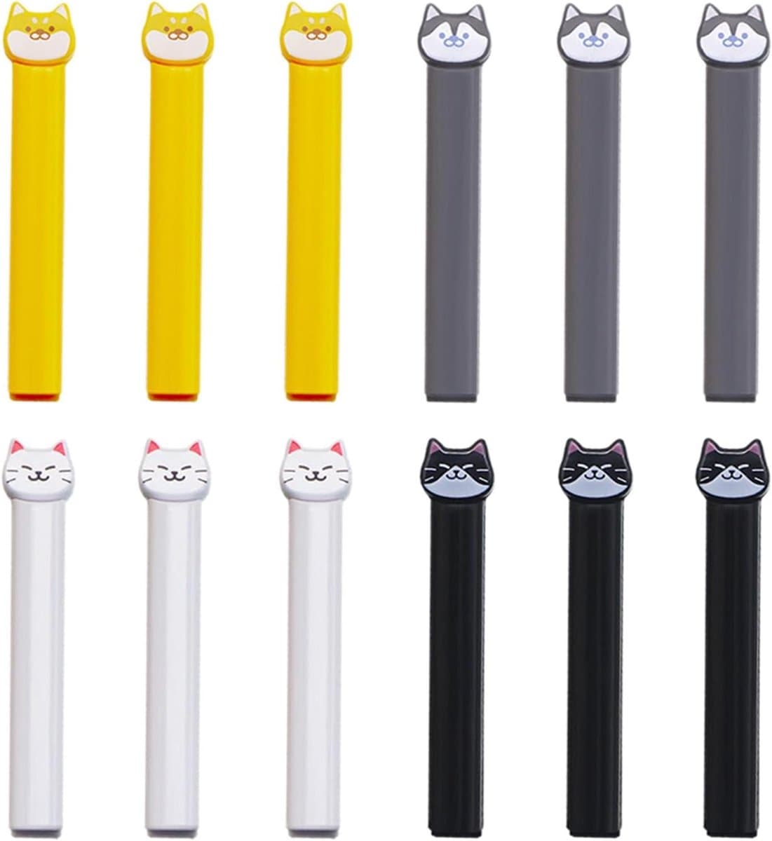 Voedselzak clips - Keuken organizers - Levensmiddelen bewaren - Herbruikbaar en duurzaam - 115 cm breed - Meerkleurig — afbeelding 1