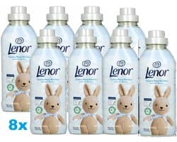 Lenor Caresse Sensitive Wasverzachter - Hypoallergeen - Voordeelverpakking 8 x 27 wasbeurten