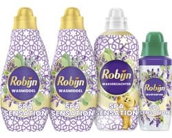 Robijn Perfect Match - Spa Sensation - 4 stuks - 2x wasmiddel + 1 wasverzachter + 1 wasparfum - Voordeelverpakking