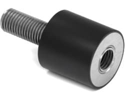 Rubbermagazijn - Trillingsdemper Type B 10x10mm - M4 - Set 10 stuks