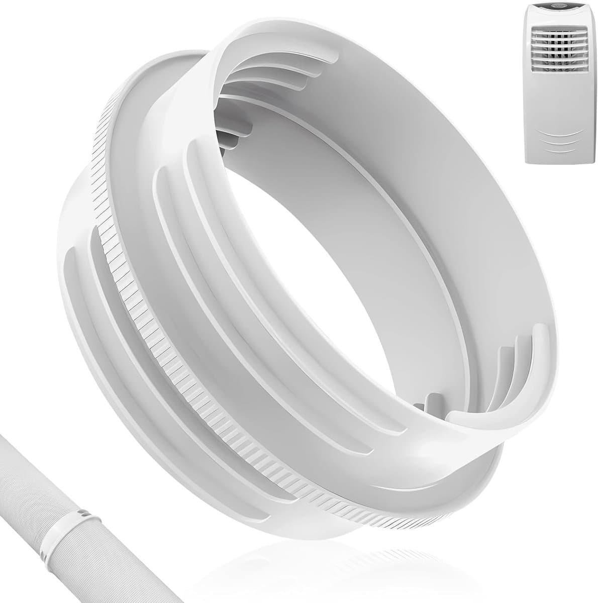 Aansluiting afvoerslang airconditioner - binnen 130 mm / buiten 150 mm - verbindingsstuk - Interface afvoerslang - Conditioner Uitlaatslang Connector - Koppelstuk Mobiele Airco Afvoerslang — afbeelding 1