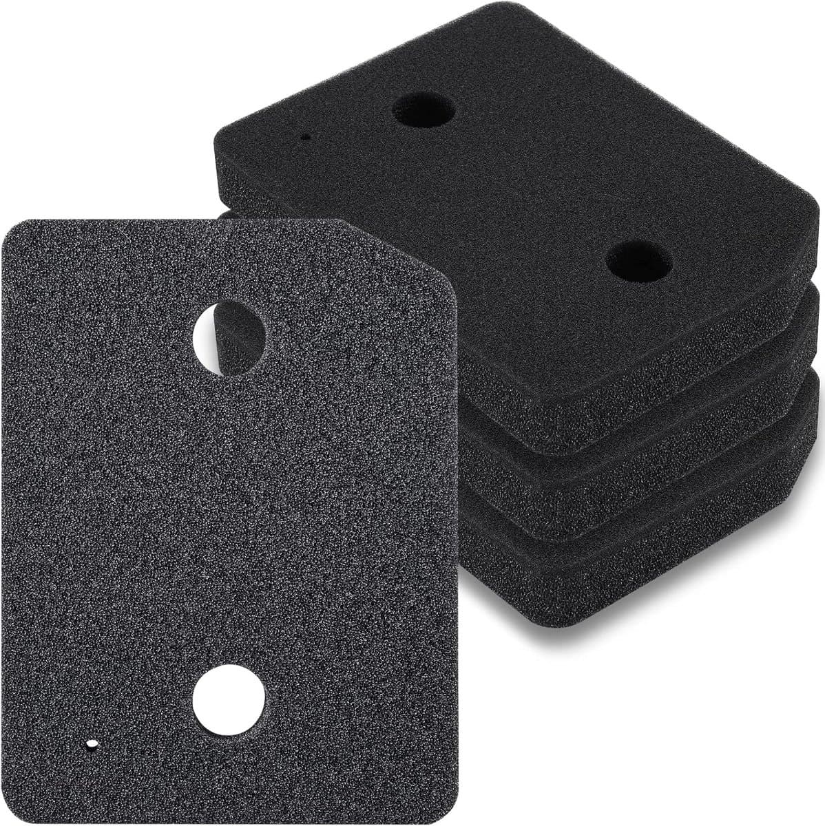 4 stuks - Droogfilters geschikt voor Miele T1 - Droger basisfilter - Droger warmtepompdroger filter - Sokkelfilter - Warmtewisselaar sponsfilter - Pluisfilter voor condensdroger - Zwart — afbeelding 1