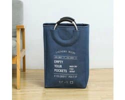 Wasmand van Jute - Opvouwbare Opbergzak met Aluminium Handvat - Thuis Kleding Organisator