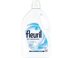 Fleuril Renew Wit- Vloeibaar Wasmiddel - Witte Was - Voordeelverpakking - 51 Wasbeurten