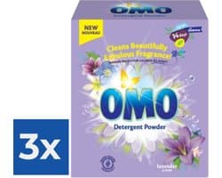 Omo Waspoeder Lavendel 100 Wasbeurten - Voordeelverpakking 3 stuks