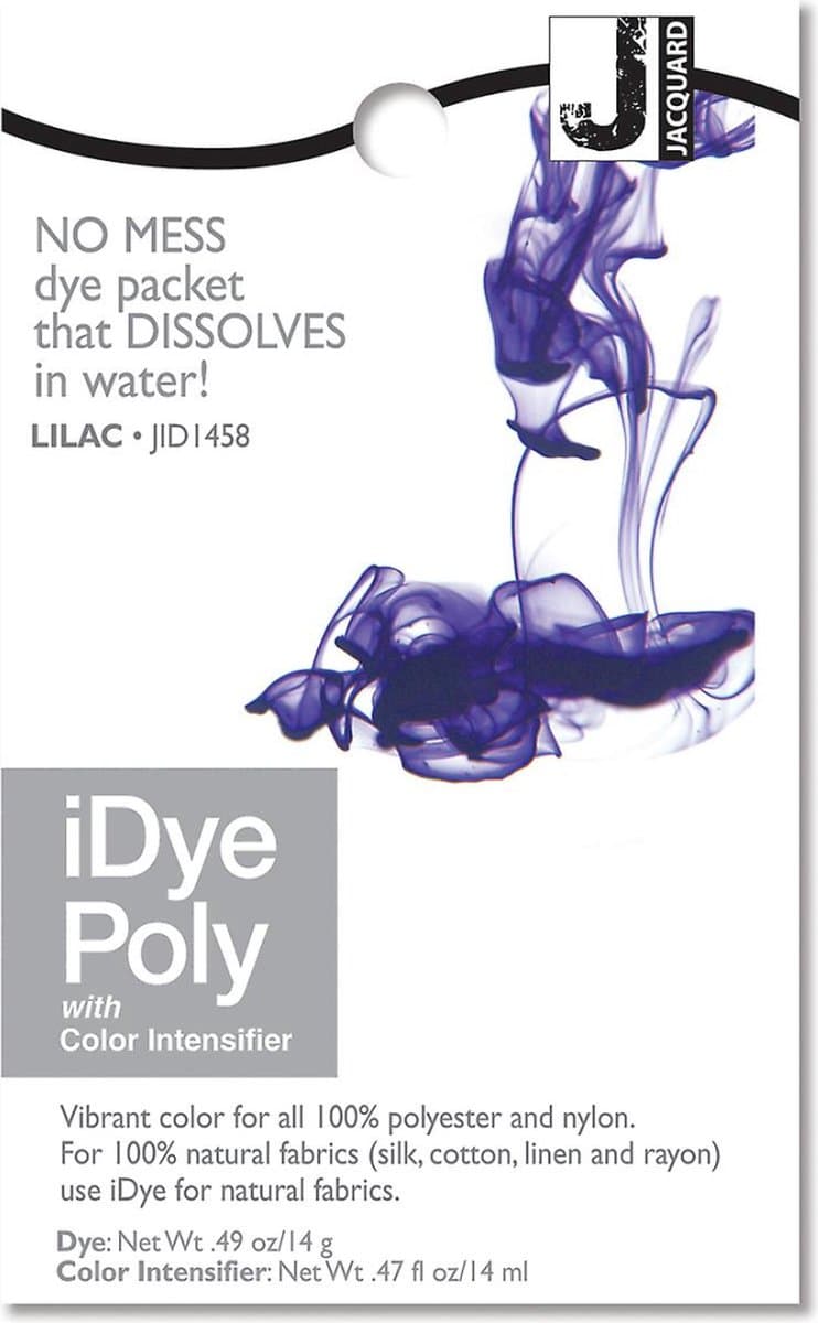 Jacquard textielverf iDye Poly 14 gr lila voor synthetische stoffen. — afbeelding 1
