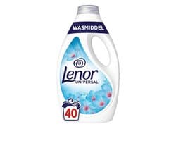 Lenor Vloeibaar Wasmiddel April Fresh 40 Wasbeurten - 4 x 1,8 liter - Voordeelverpakking