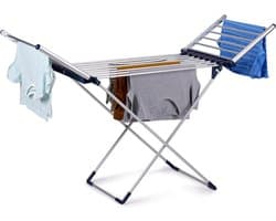 DailySupplies® Elektrisch Droogrek - Wasrek Inklapbaar - Aluminium