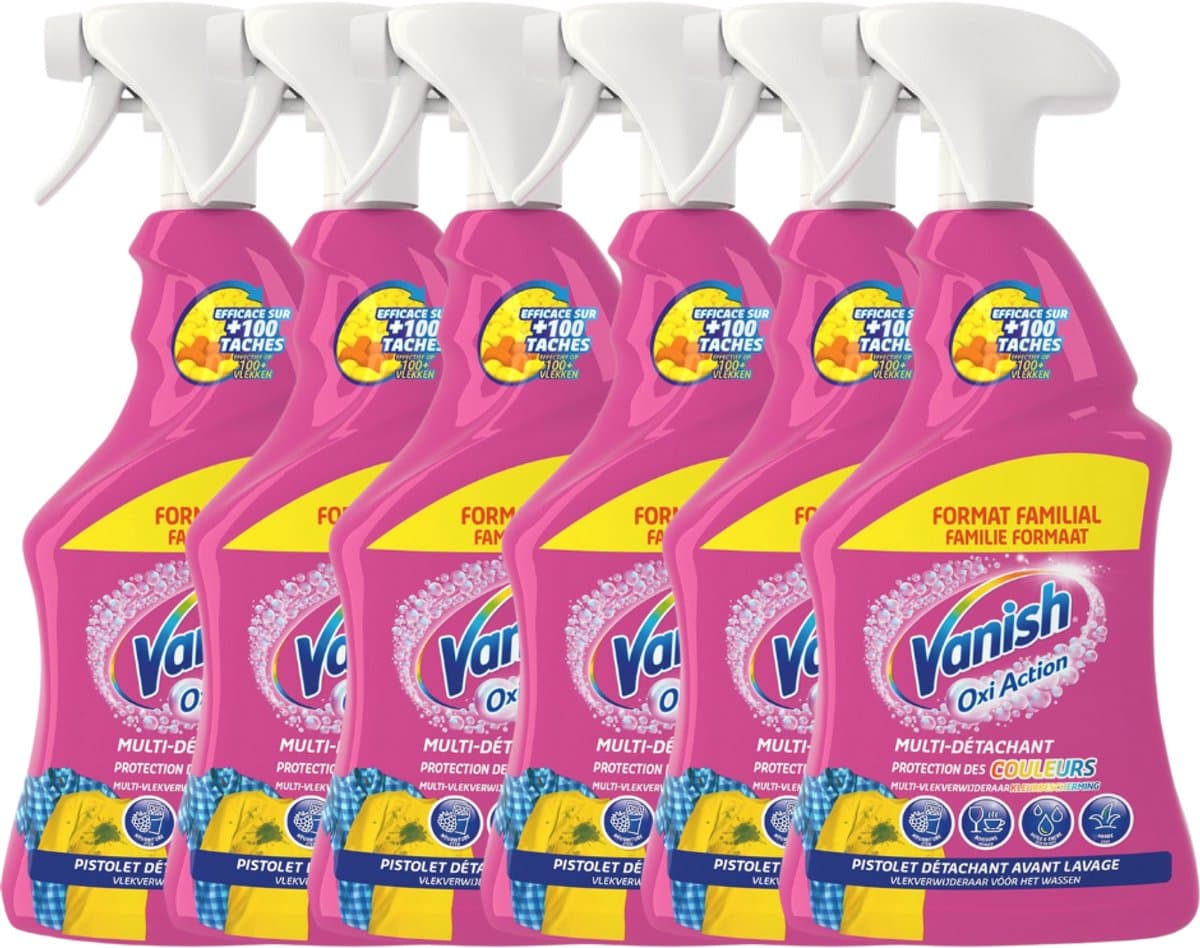 Vanish Vlekverwijderaar 4-in-1 Spray 940ml - 6 Stuks - Voordeelverpakking — afbeelding 1