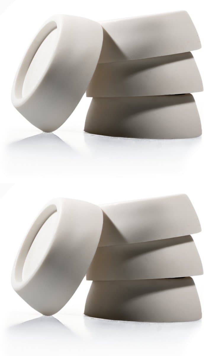 Bodo® Trillingsdempers Wasmachine - Droger – Set van 8 – Wit — afbeelding 1