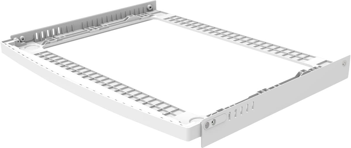 Inventum STK01W stapelkit - Wasmachine en Droger - Tussenstuk - Maximale breedte 59,5 cm - Wit — afbeelding 1