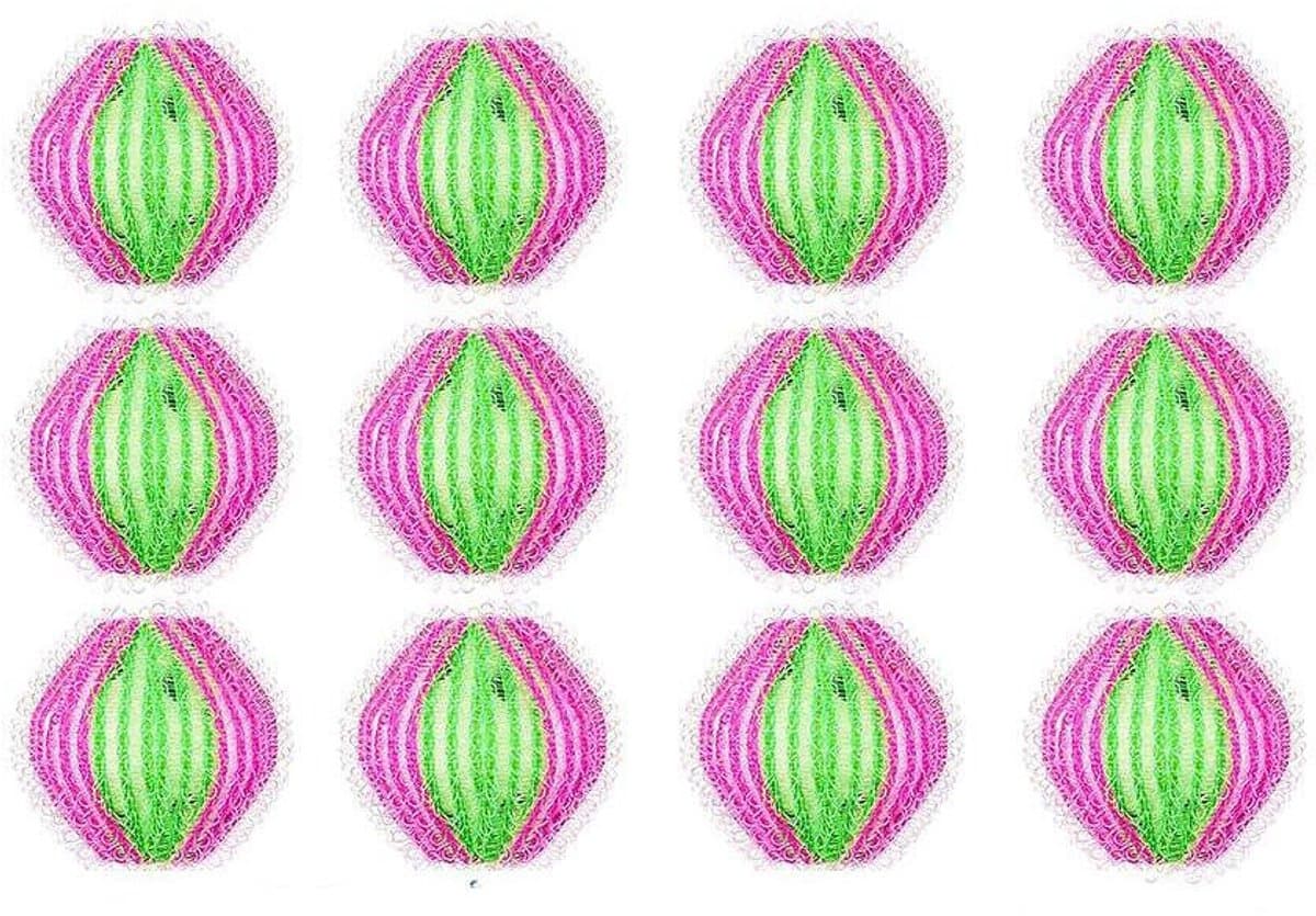JeiibrZui Wasballen - Wasballen Voor Wasmachine - Verwijdert Dierenharen En Pluisjes - 12 Stuks - Huisgebruik - Veelkleurig — afbeelding 1