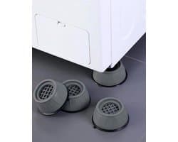 Wasmachine Poten - Onderzetters - Trillingsdempers Wasmachine - Verhoger - Extra Dik - Wasmachine Dempers - Droger - Vaatwasser - Trillingsdempers - Schokdemper - 4 Stuks