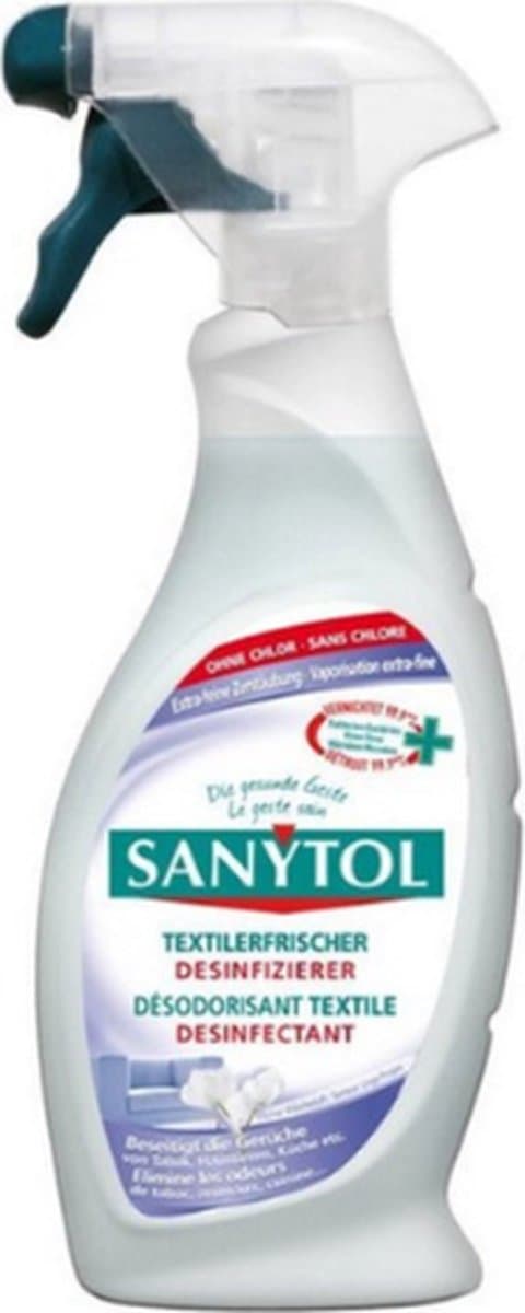 Sanytol Desinfecterende textielverfrisser Antibacterieel - 4 x 500 ml — afbeelding 1