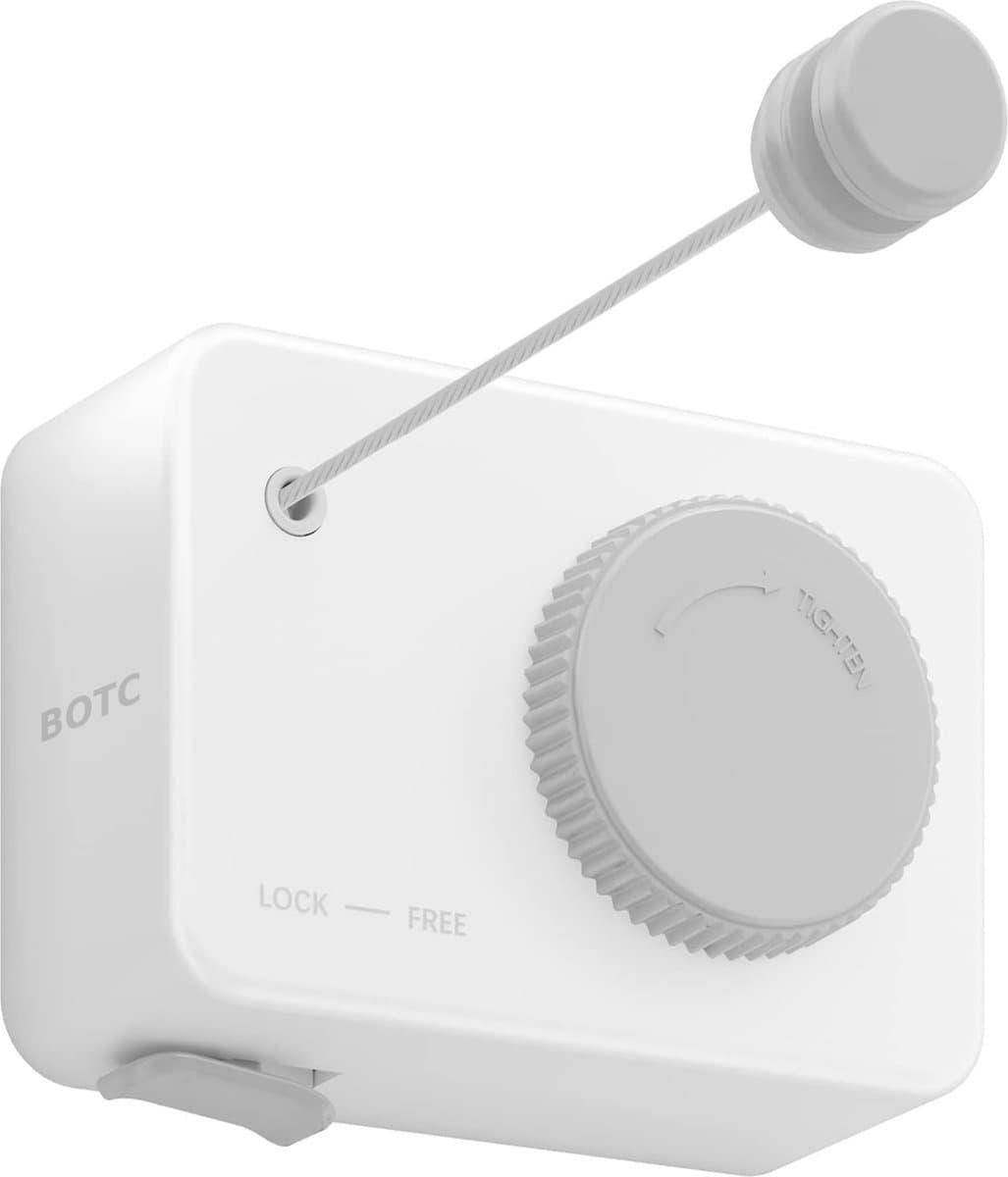 BOTC Droogrek - Wasrek - Wanddroogrek - Muur - Ophangbaar - Wit — afbeelding 1