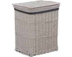 vidaXL - Wasmand - wilgen - wit