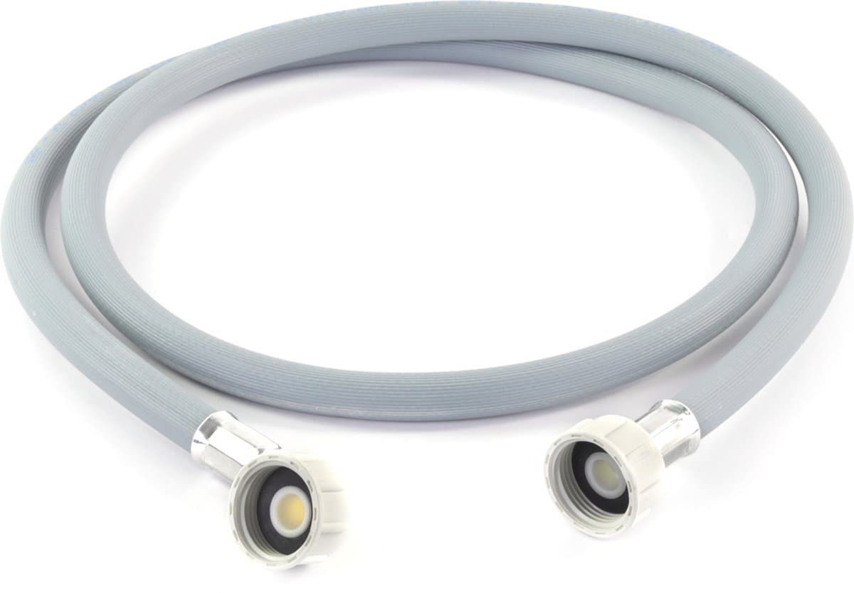 Aanvoerslang wasmachine droger 1,5 m., recht 3/4 naar haaks 3/4 — afbeelding 1